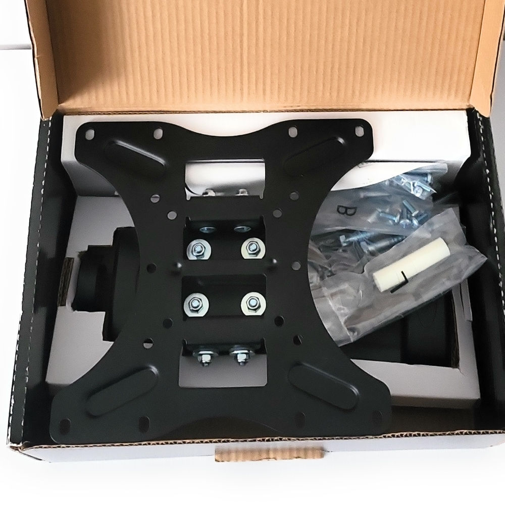 iCan Vintage Black TV Wall Mount Bracket For 14 To 37 Inches And 35 Kg.